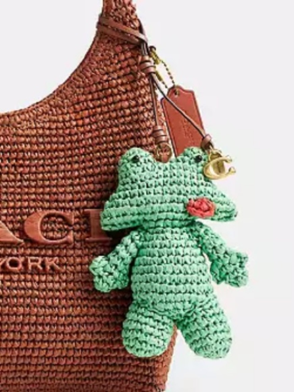 Coach frog straw bag charm NWT - Picture 5 of 10